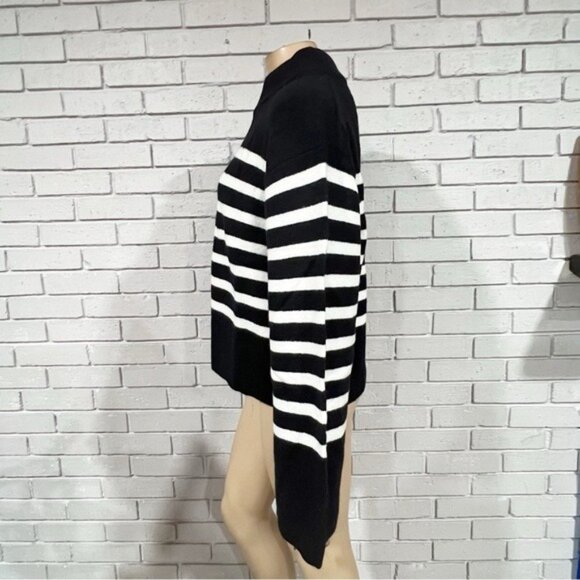 J.Crew Chunky Crewneck Sweater Supersoft Yarn NWT –Wool-Alpaca Blend Cropped - M - Picture 5 of 9